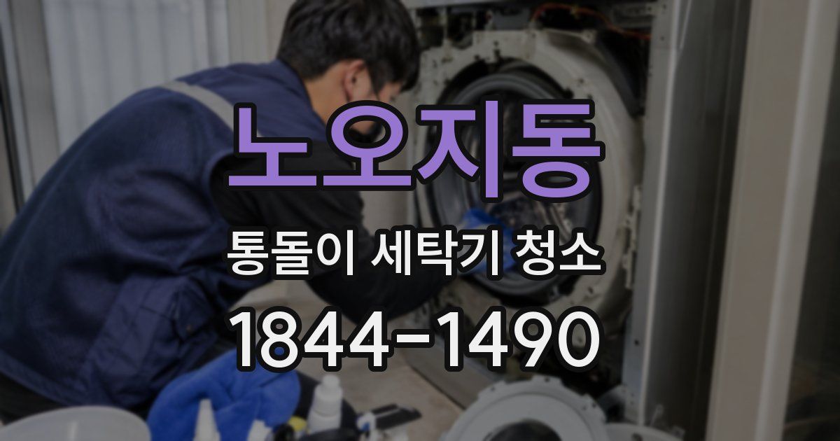 노오지동 통돌이 세탁기 청소