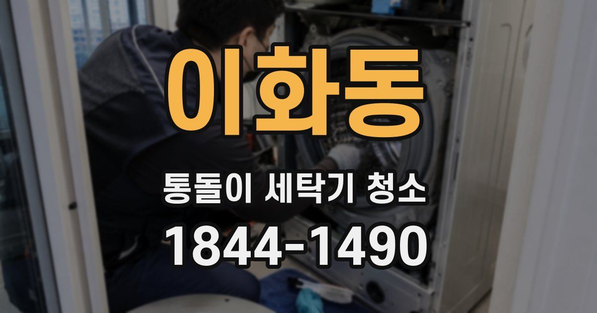 이화동 통돌이 세탁기 청소