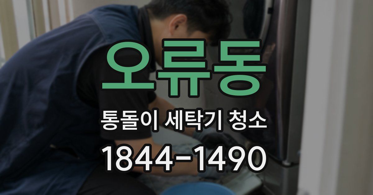 오류동 통돌이 세탁기 청소