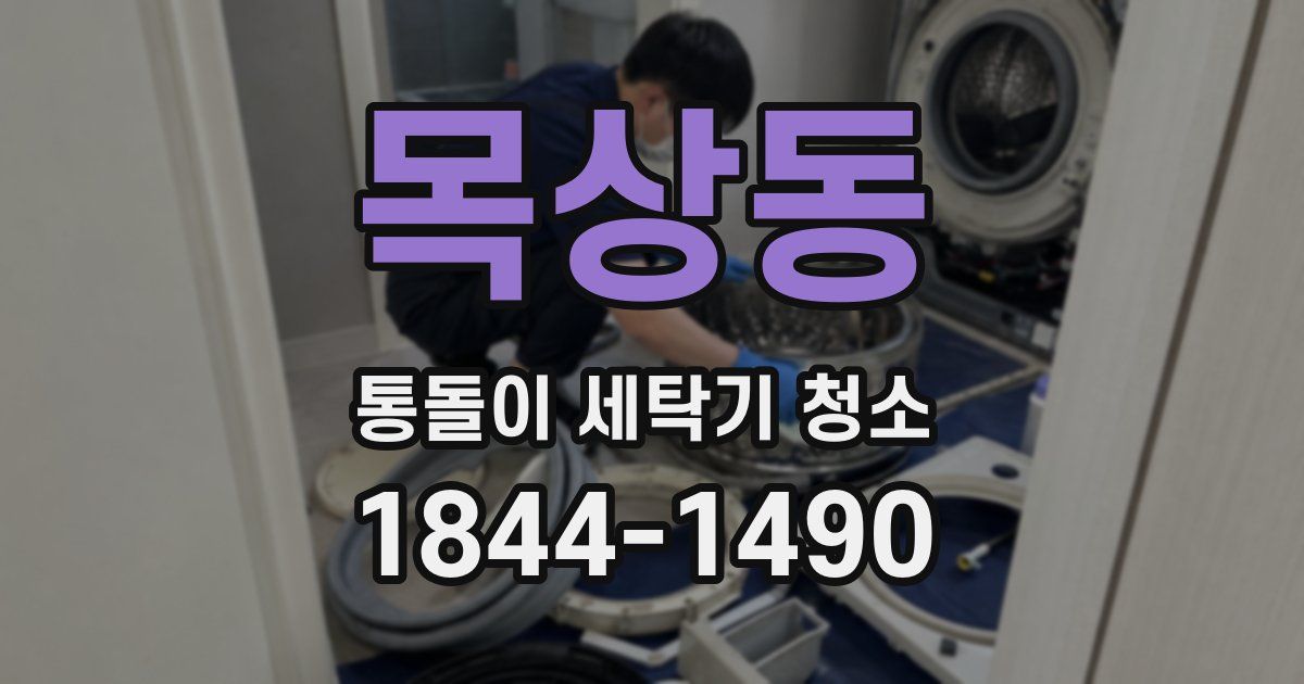 목상동 통돌이 세탁기 청소