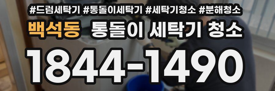 백석동 통돌이 세탁기 청소