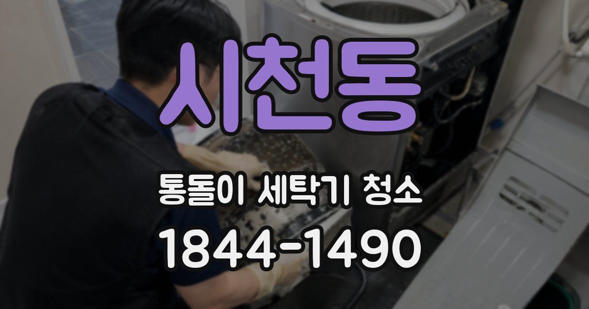 시천동 통돌이 세탁기 청소