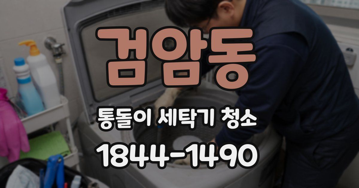 검암동 통돌이 세탁기 청소