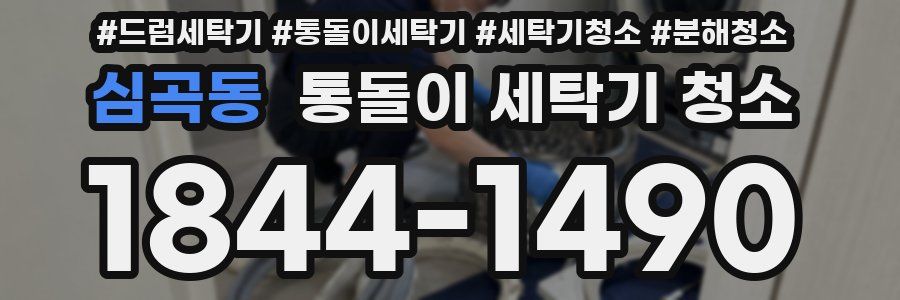 심곡동 통돌이 세탁기 청소