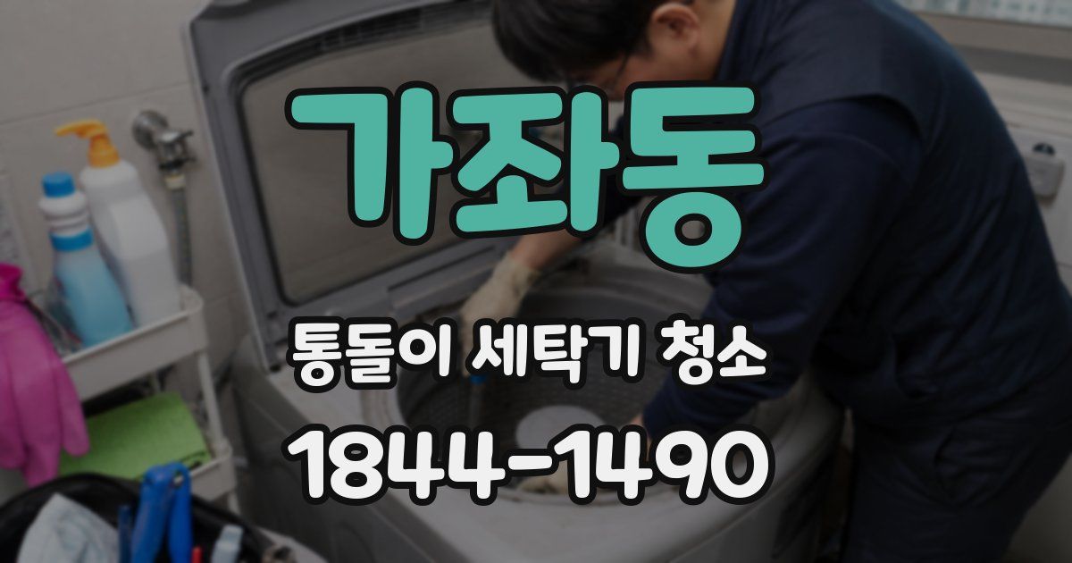 가좌동 통돌이 세탁기 청소