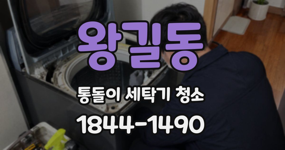 왕길동 통돌이 세탁기 청소