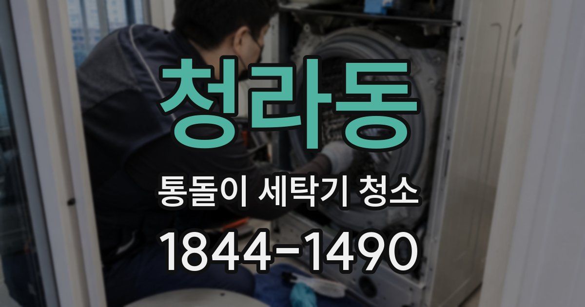 청라동 통돌이 세탁기 청소