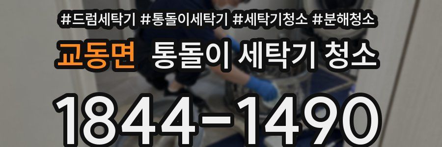 교동면 통돌이 세탁기 청소