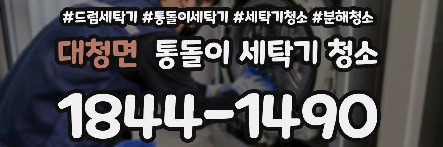 대청면 통돌이 세탁기 청소