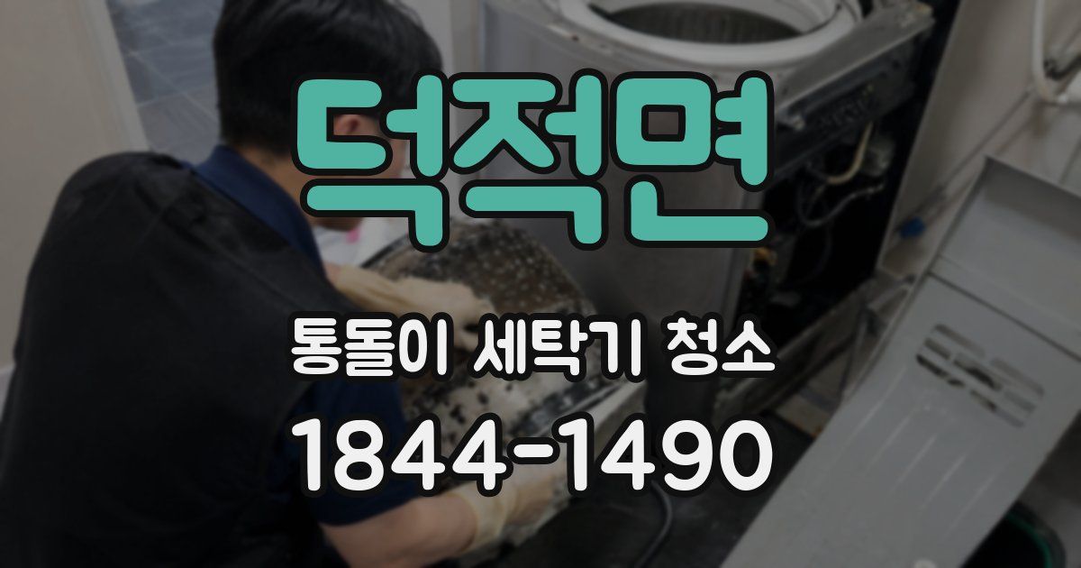 덕적면 통돌이 세탁기 청소