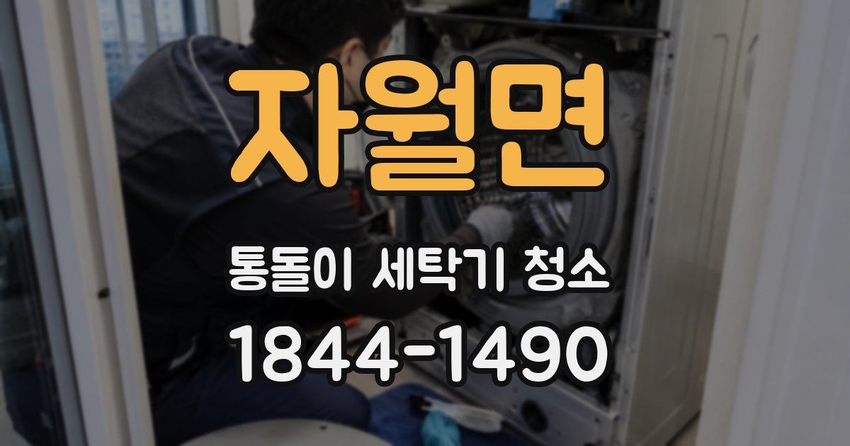 자월면 통돌이 세탁기 청소