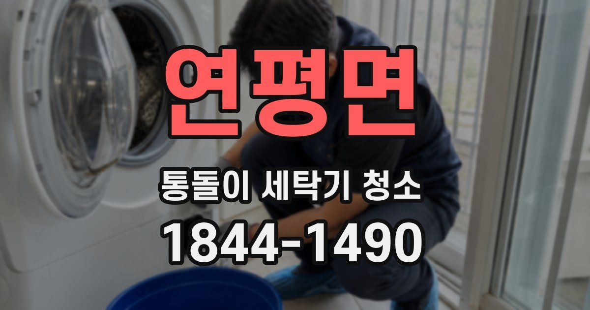 연평면 통돌이 세탁기 청소