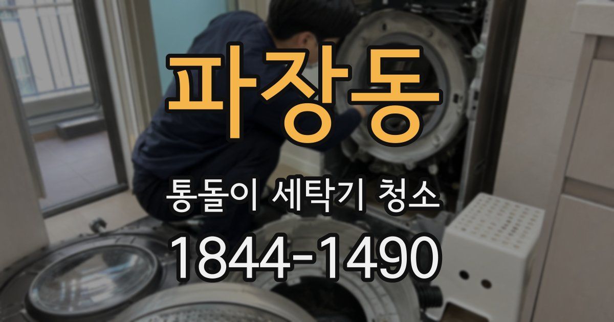파장동 통돌이 세탁기 청소