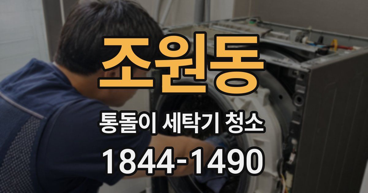 조원동 통돌이 세탁기 청소