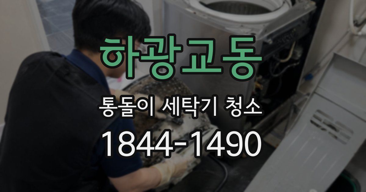 하광교동 통돌이 세탁기 청소