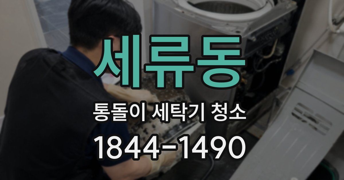 세류동 통돌이 세탁기 청소