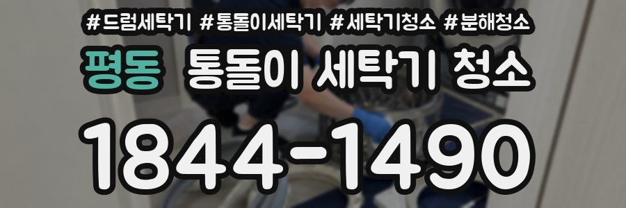 평동 통돌이 세탁기 청소