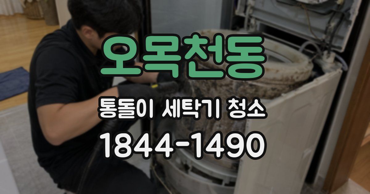 오목천동 통돌이 세탁기 청소