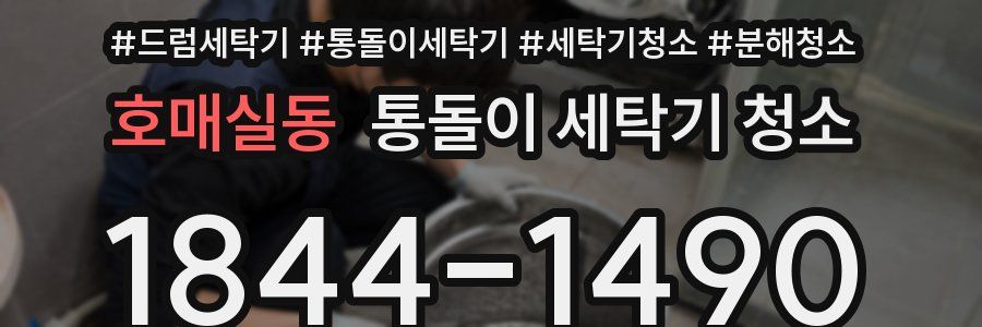 호매실동 통돌이 세탁기 청소