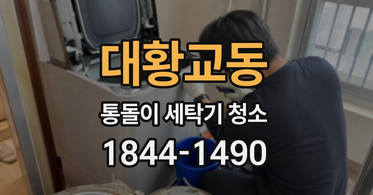 대황교동 통돌이 세탁기 청소