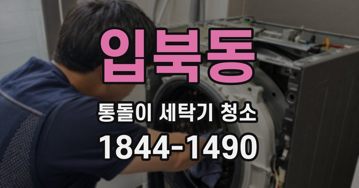 입북동 통돌이 세탁기 청소