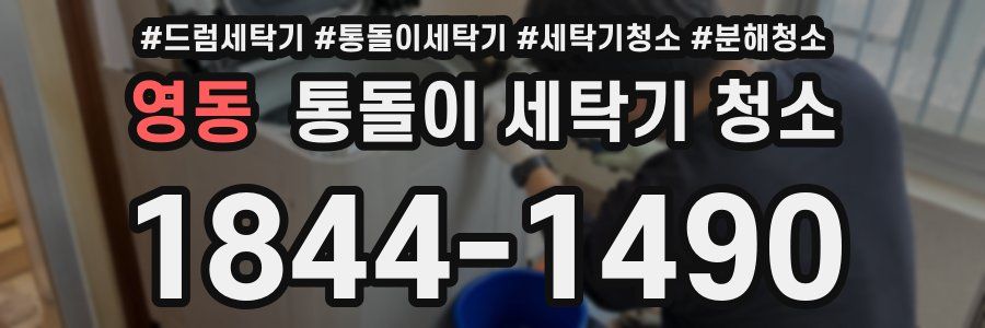 영동 통돌이 세탁기 청소