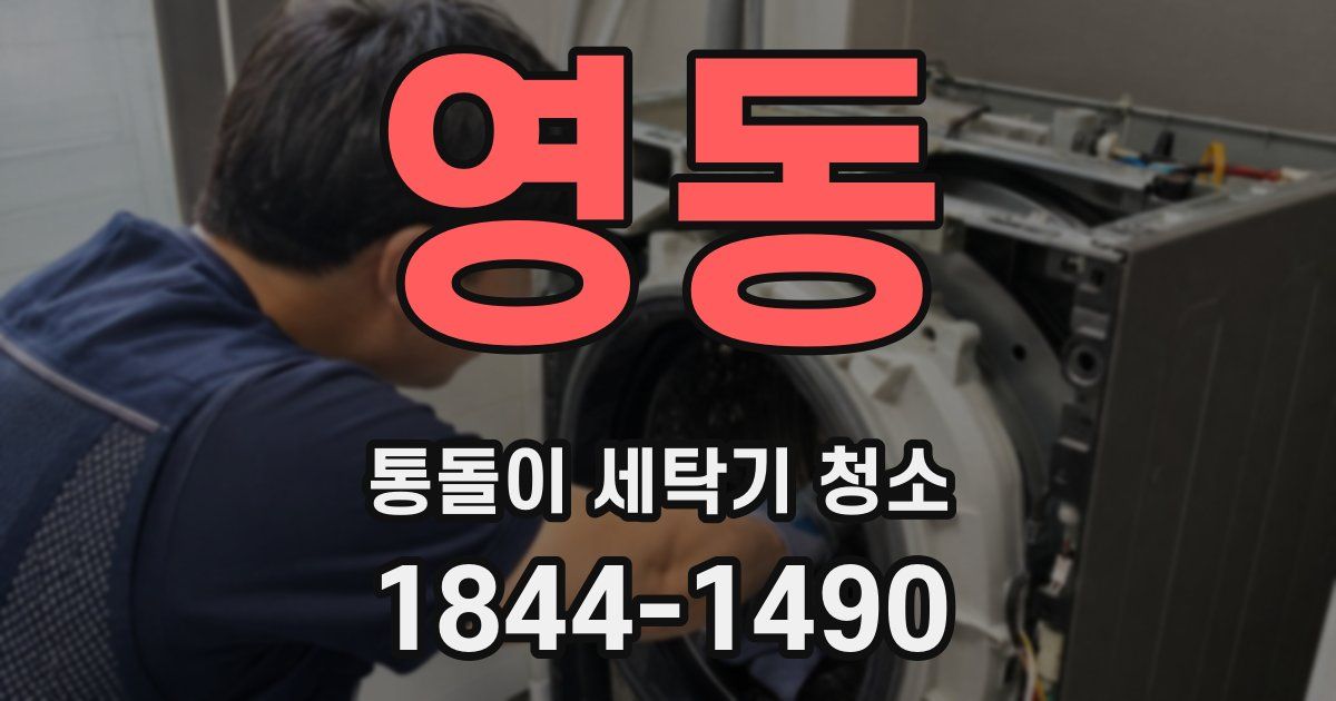 영동 통돌이 세탁기 청소