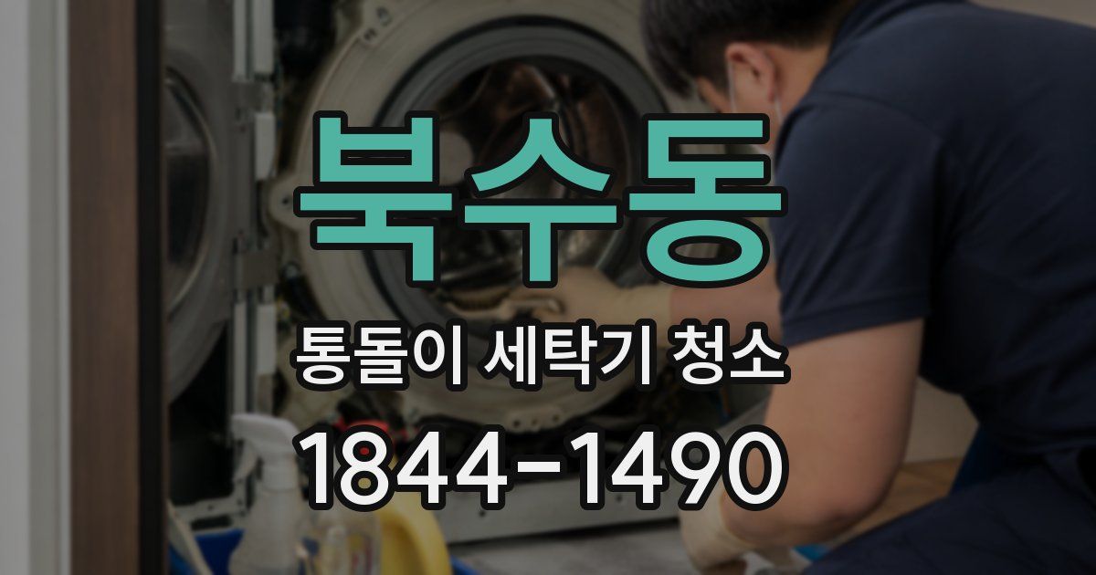 북수동 통돌이 세탁기 청소