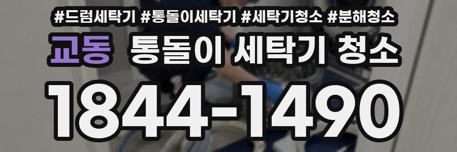 교동 통돌이 세탁기 청소
