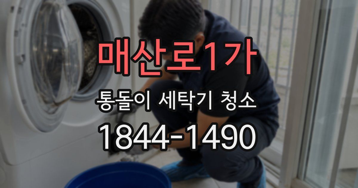 매산로1가 통돌이 세탁기 청소