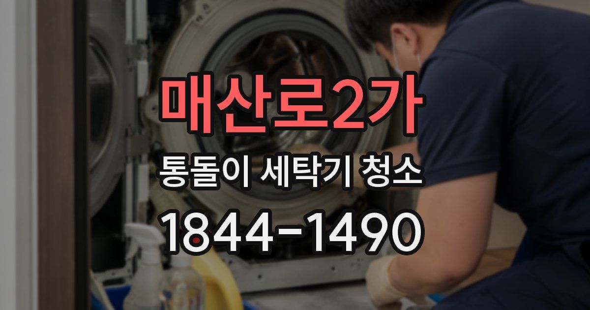 매산로2가 통돌이 세탁기 청소