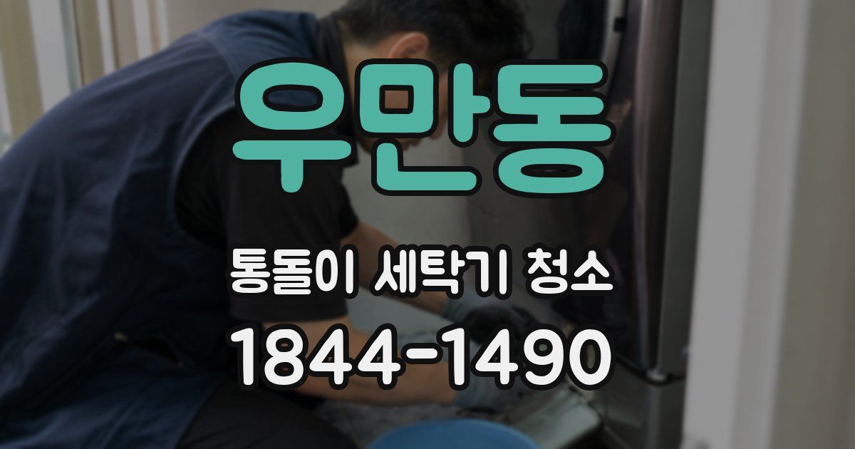 우만동 통돌이 세탁기 청소