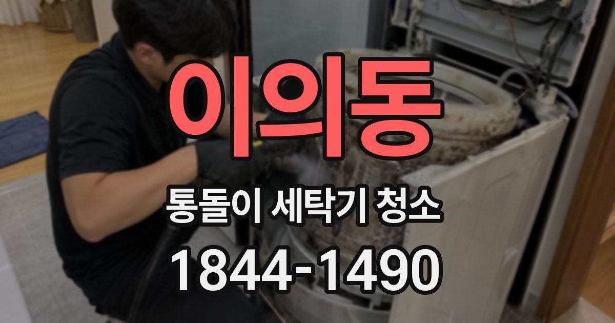 이의동 통돌이 세탁기 청소
