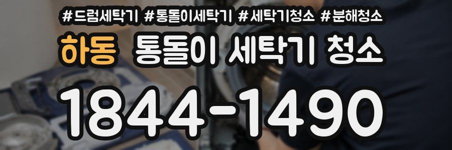 하동 통돌이 세탁기 청소