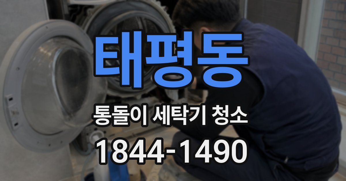 태평동 통돌이 세탁기 청소