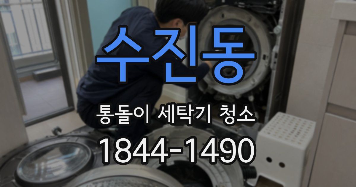 수진동 통돌이 세탁기 청소