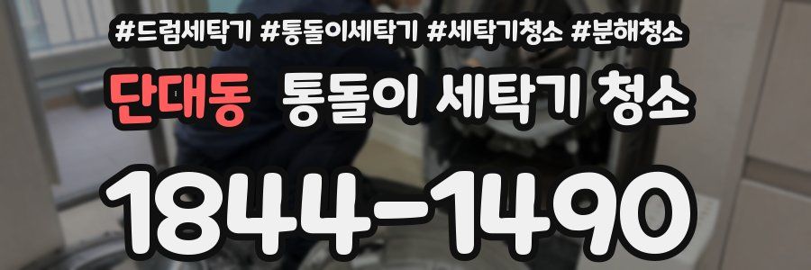 단대동 통돌이 세탁기 청소
