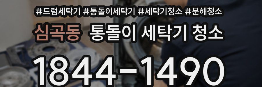 심곡동 통돌이 세탁기 청소