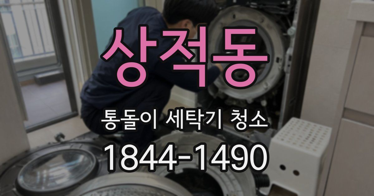 상적동 통돌이 세탁기 청소