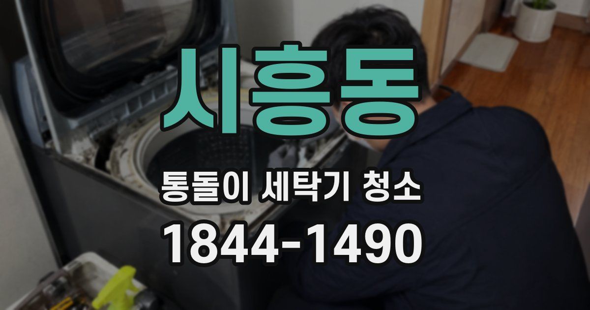 시흥동 통돌이 세탁기 청소