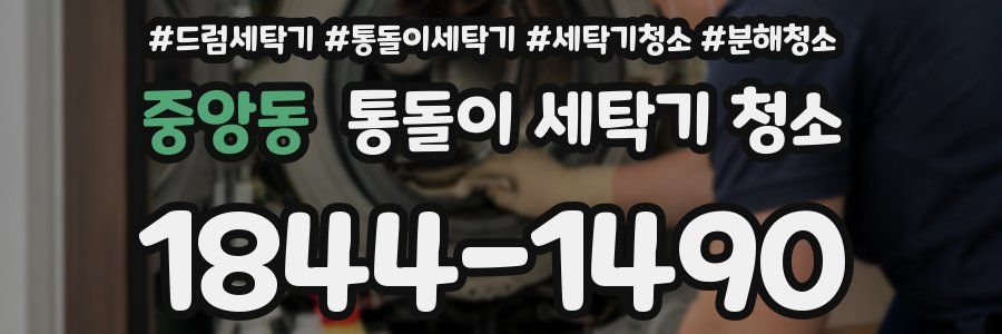 중앙동 통돌이 세탁기 청소