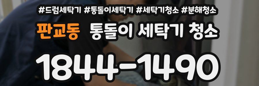 판교동 통돌이 세탁기 청소