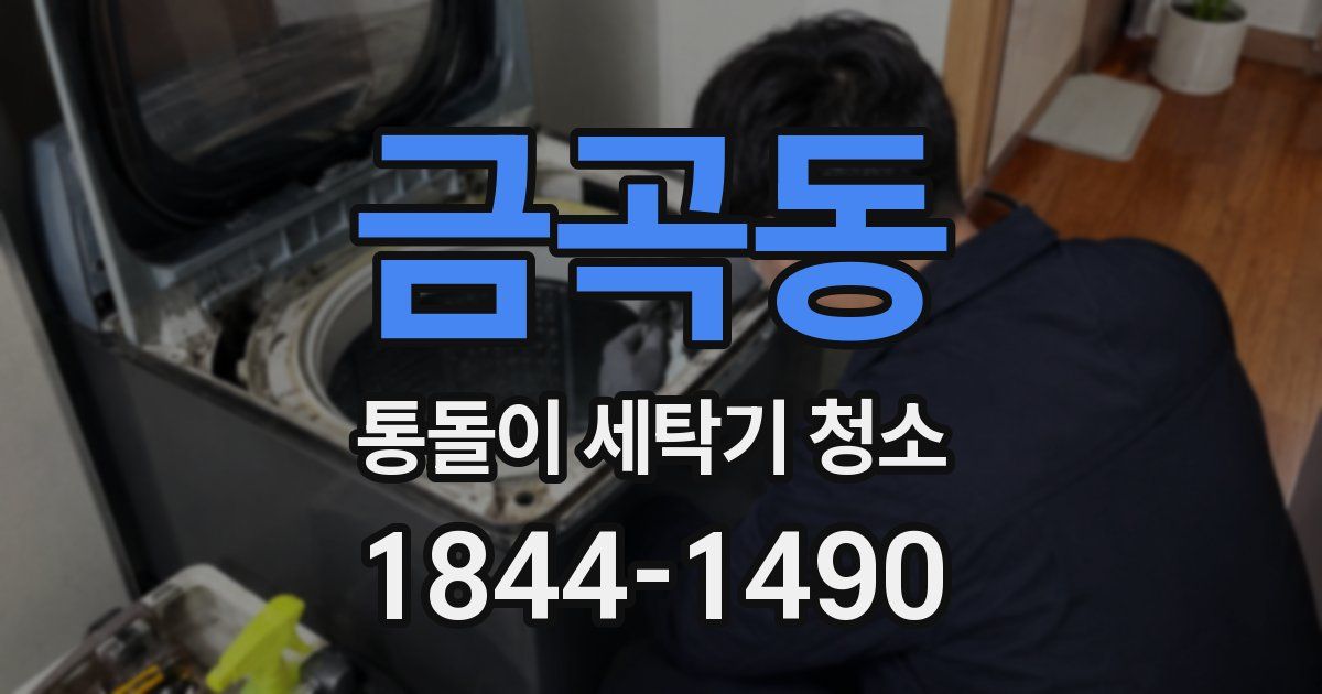 금곡동 통돌이 세탁기 청소