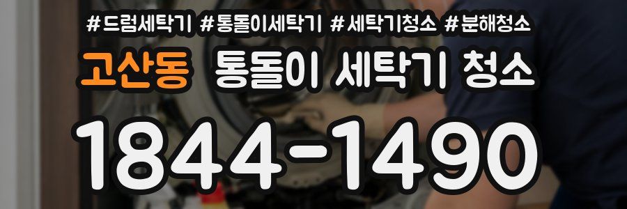고산동 통돌이 세탁기 청소