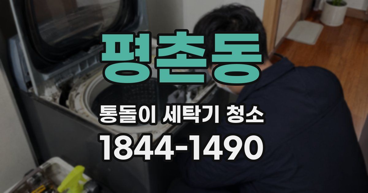 평촌동 통돌이 세탁기 청소
