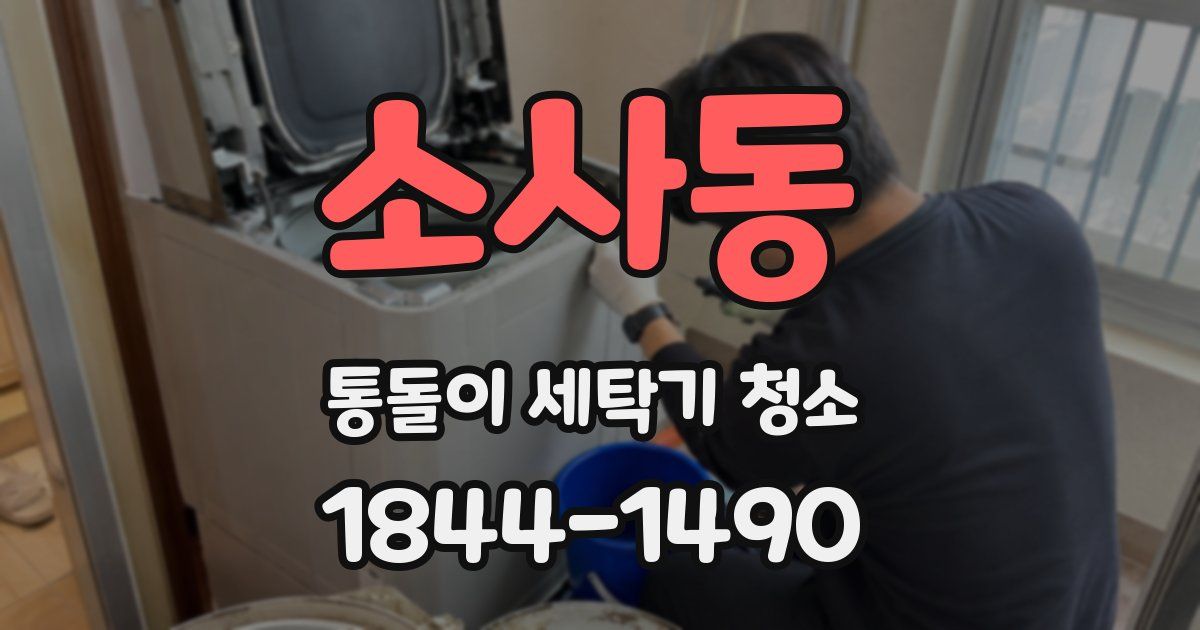 소사동 통돌이 세탁기 청소