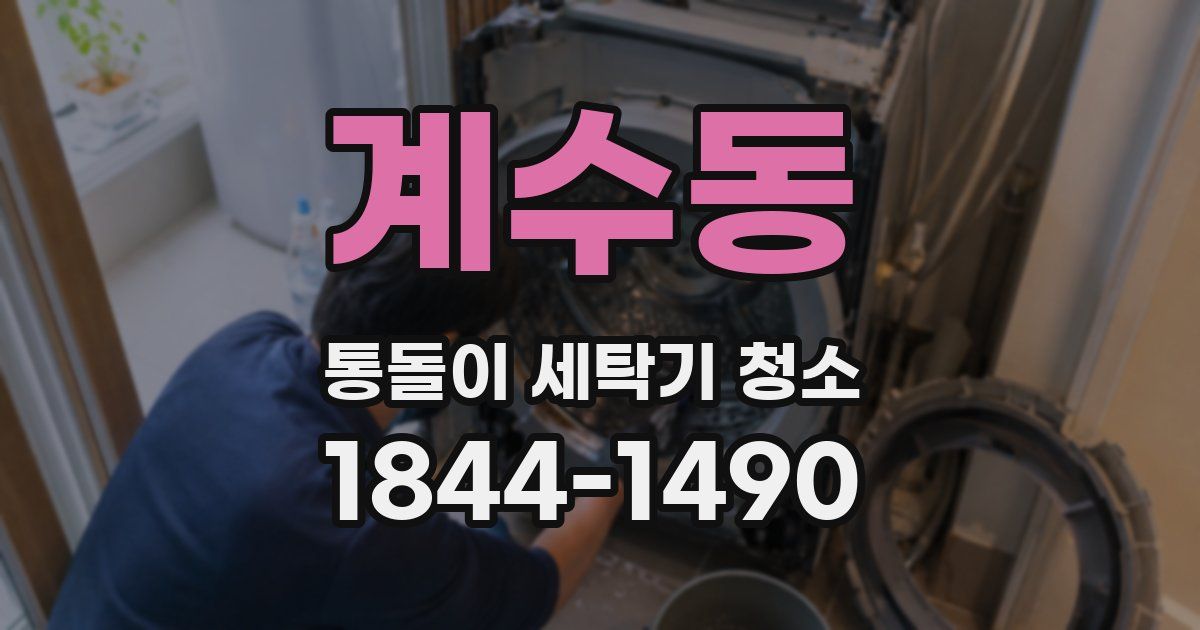 계수동 통돌이 세탁기 청소