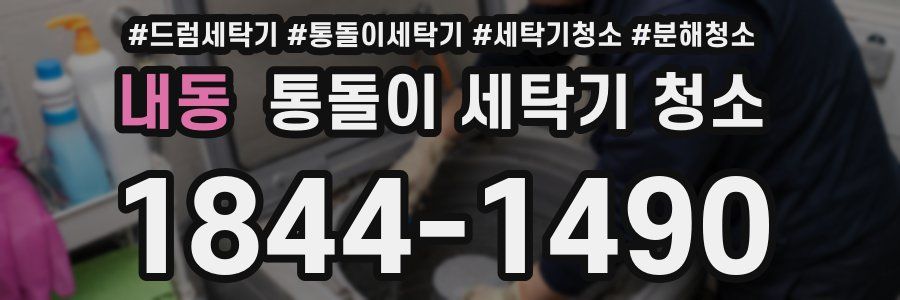 내동 통돌이 세탁기 청소