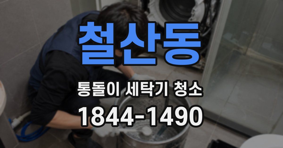 철산동 통돌이 세탁기 청소