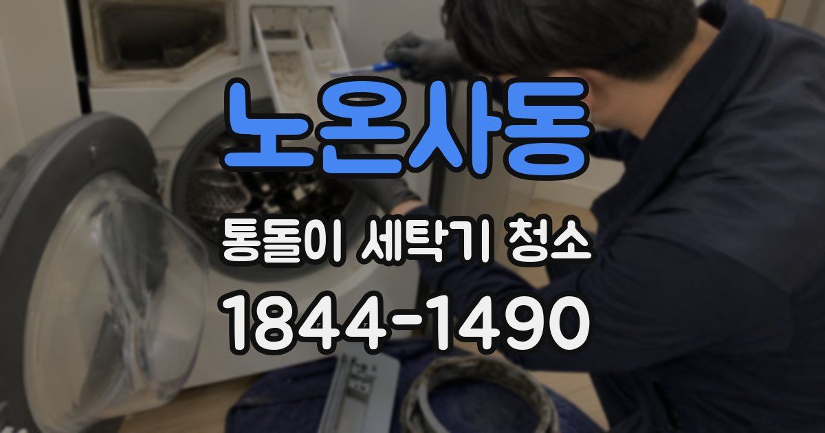 노온사동 통돌이 세탁기 청소